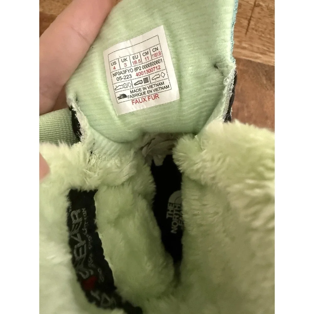 North Face Toddler Alpenglow II Waterproof Snow Boot Pull-On Size 4
